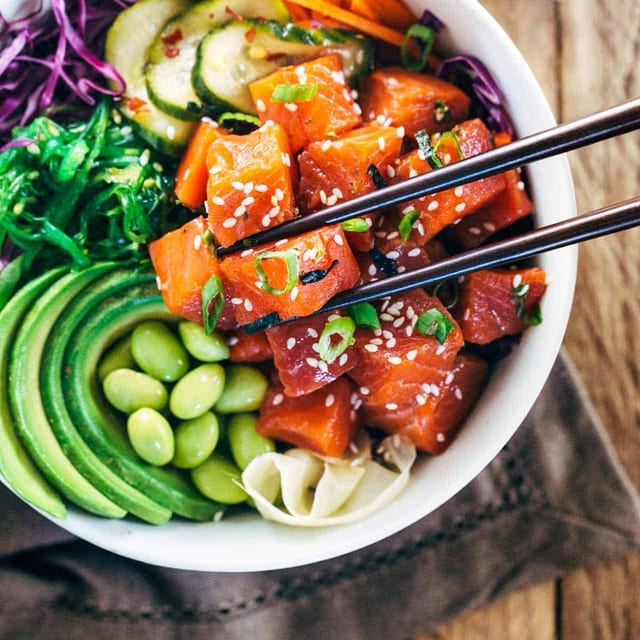 Salmon Bowl.