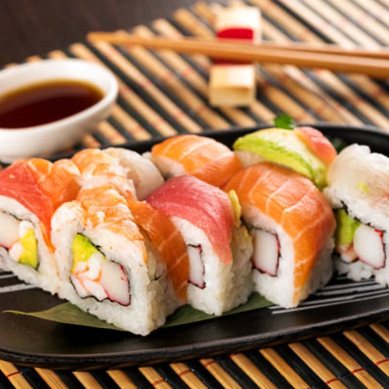 Delicious Rainbow Roll Experience